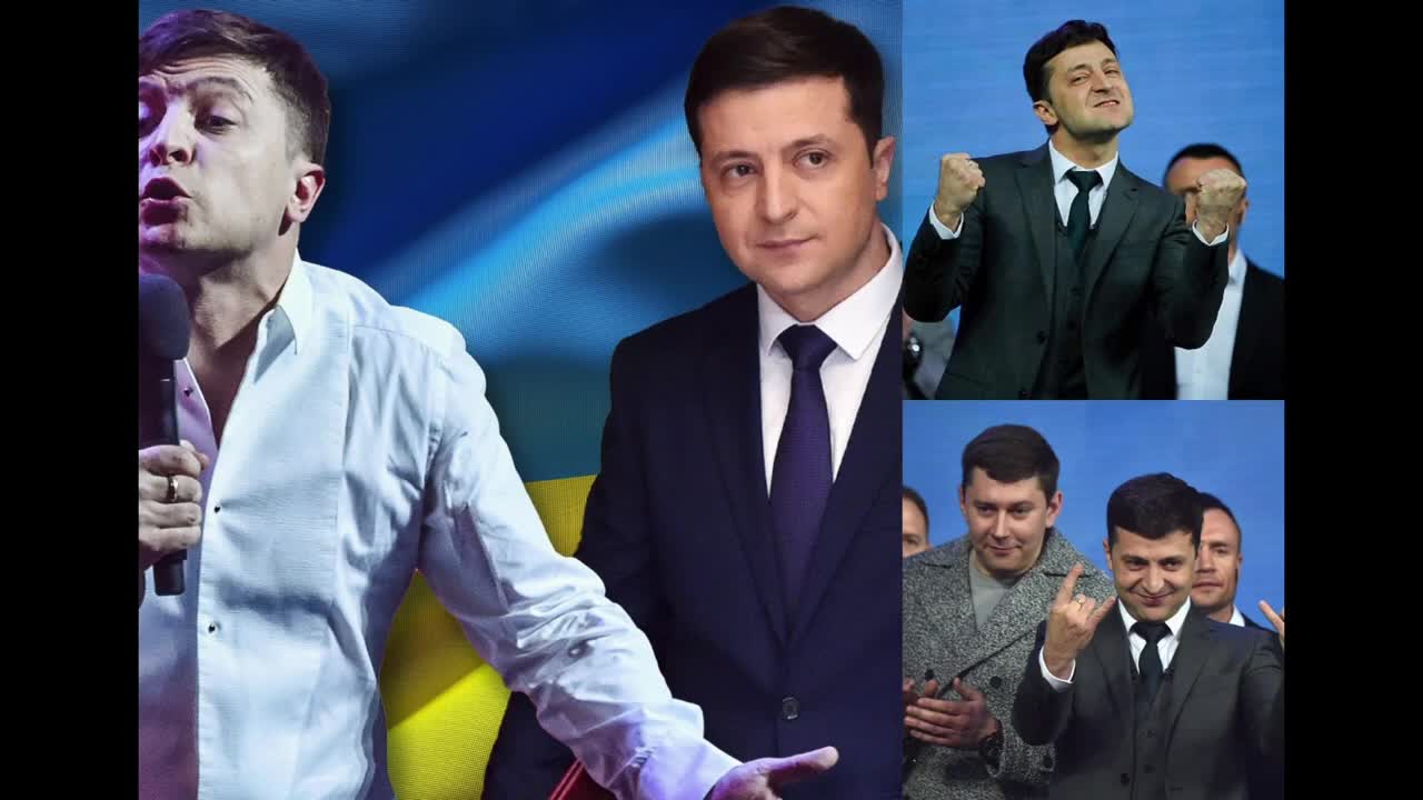 Volodymyr Zelenskyy (Zelensky) path, from comic, to symbol of courage