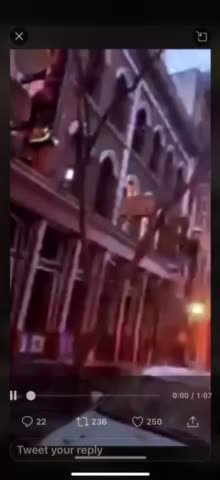 Massive explosion I. Downtown Nashville, TN