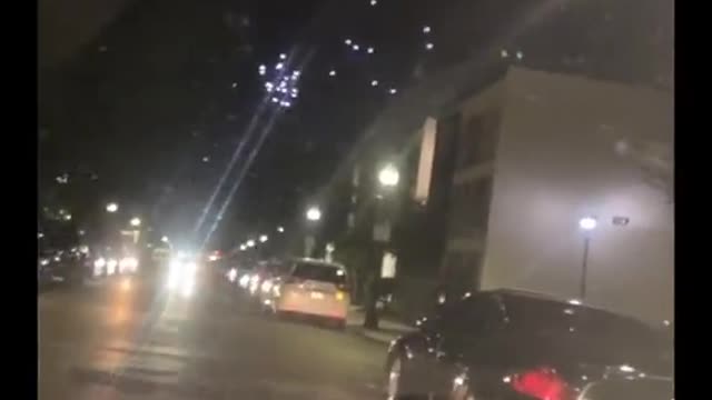 Strange Lights Appear in the Night Sky Above Boston