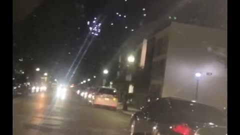 Strange Lights Appear in the Night Sky Above Boston