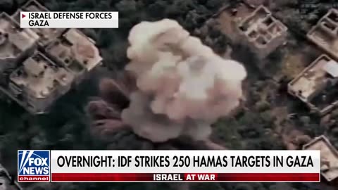 Israeli military issues 250 strikes on terror targets