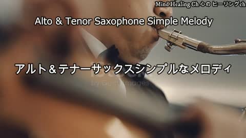 Alto & Tenor Saxophone Simple Melody