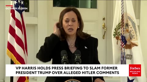 BREAKING NEWS_ Kamala Harris Decries Trump Over Hitler Comments Alleged By Gen. John Kelly