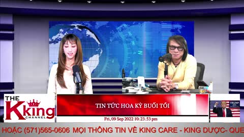 TIN TỨC HOA KỲ BUỔI TỐI - 09/09/2022 - The KING Channel