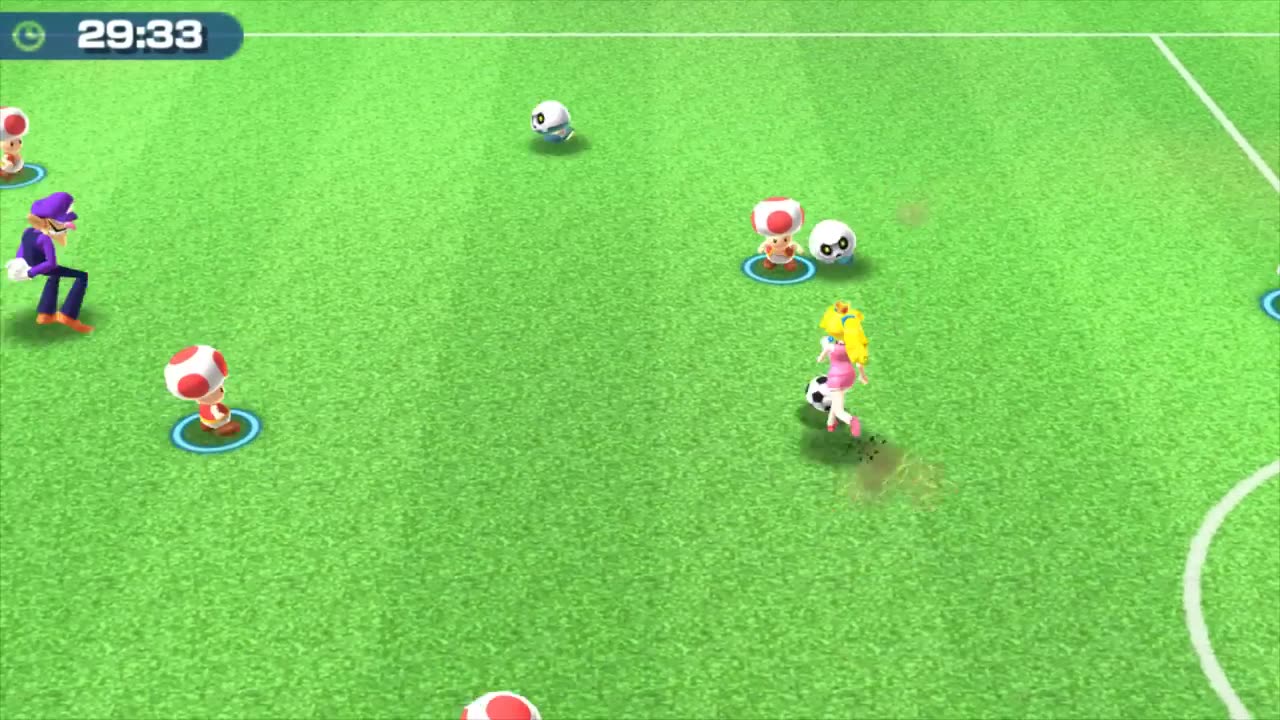 The Ultimate Showdown: Mario Sports Superstars Football - Team Mario Vs Team Peach