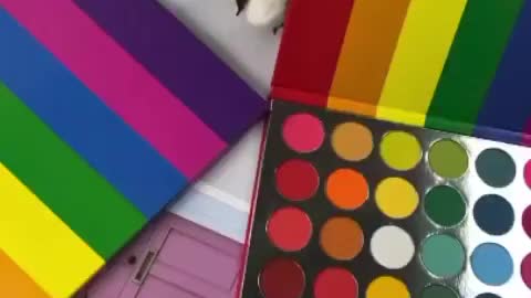 Color rainbow package eyeshadow Palette