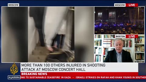 ISIS claims responsibility for attack in busy Moscow-area concert venue that left at least 40 dead.