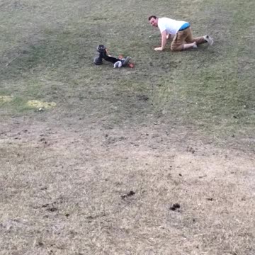 Kids Cry When Bonehead Dad Breaks Their Bike