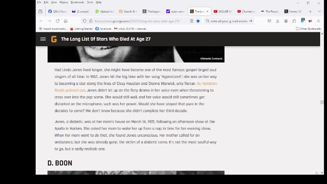 The Long List Of Stars Who Died At Age 27