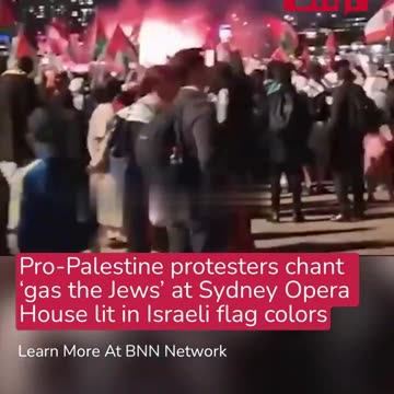 Gaslighting 101: Australian Police Deny Any Protestors At Sydney Opera House Chanted 'Gas The Jews'