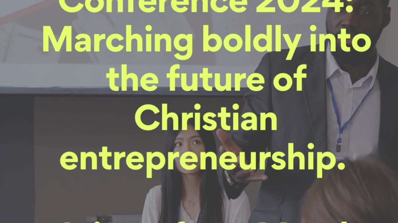 Marching boldly into the future of Christian entrepreneurship 🏢