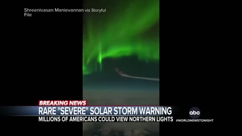 Strong solar storm hitting Earth could produce northern lights in the US