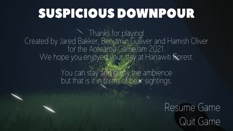 Suspicious Downpour