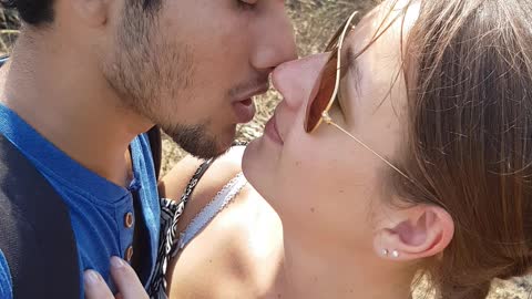 INDIAN BOY KISSING WITH RUSSIAN WHITE GIRL!!