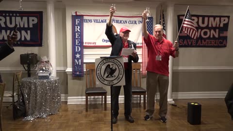 Champaign Toast to President Trump's Victory