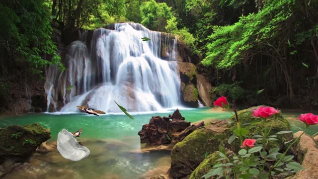 Relaxing Waterfall Sounds For Sleep, Relaxation, Nature Sounds