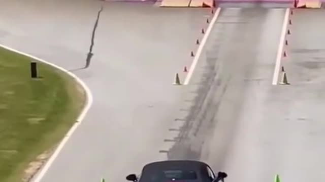 A dedicated track designed for car drift practice