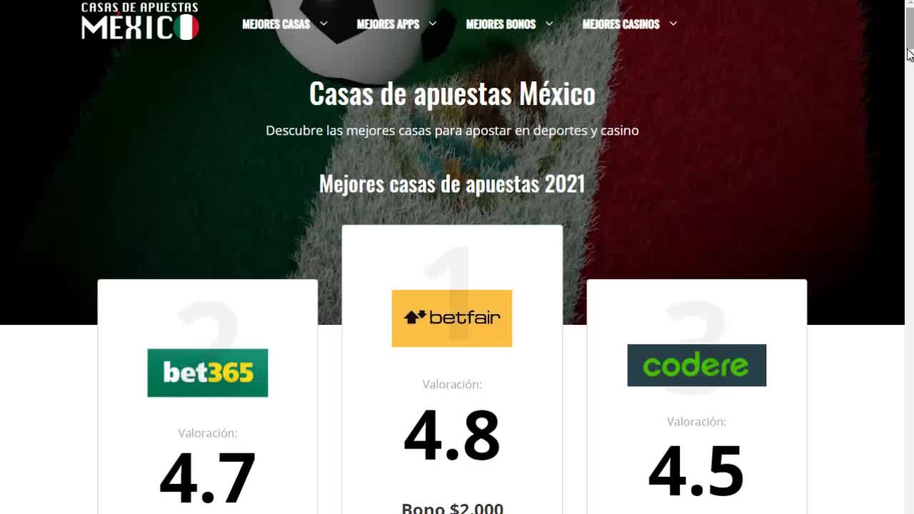 Casas de apuestas en México