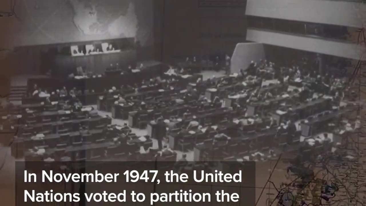 How was Israel created over Palestine