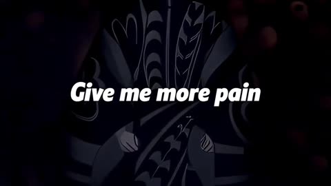 Give me more pain 🖤...