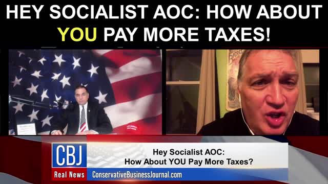 Hey Socialist AOC: How About YOU Pay More Taxes!