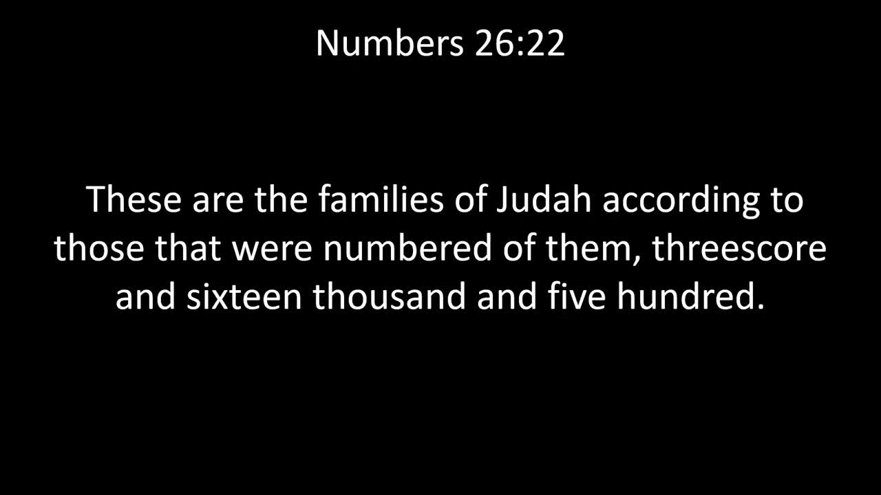 KJV Bible Numbers Chapter 26