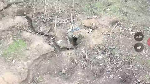 Russians destroyed the dugouts of the Ukrainian Armed Forces in the southern part of Rabotino