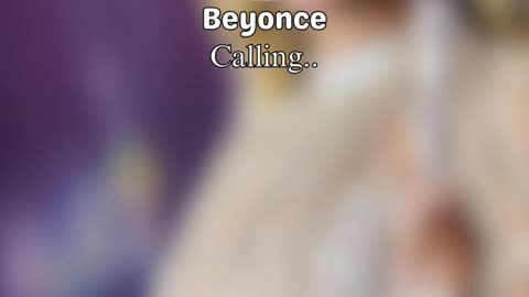 Beyonce is calling you