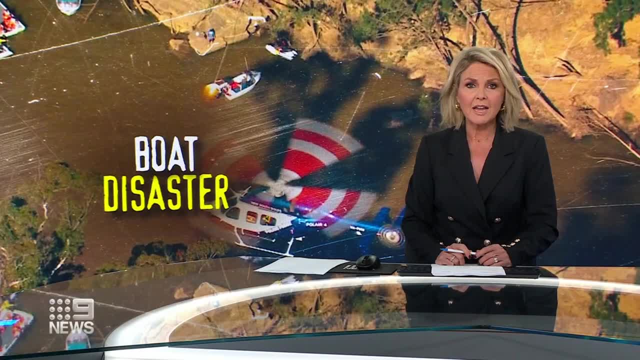 Boat sinks after collision on Sydney river