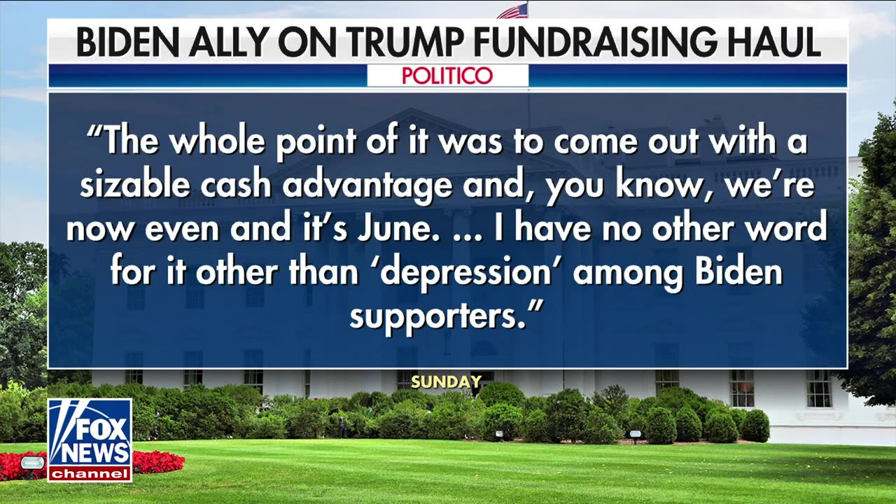 Biden supporters 'depressed' as Trump demolishes Dems' fundraising advantage