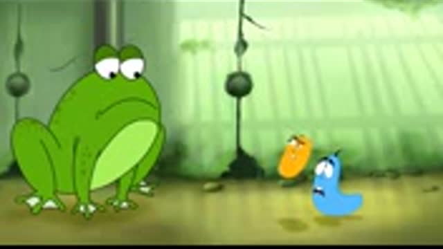 Larva liquid 2d animation