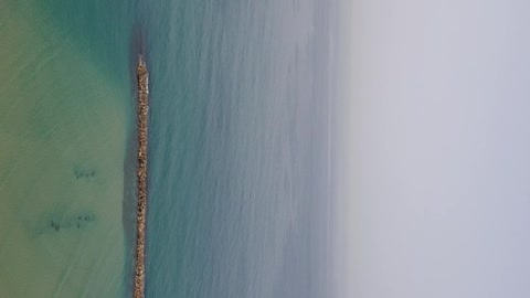 The beauty of the sea in the city of Jaffa