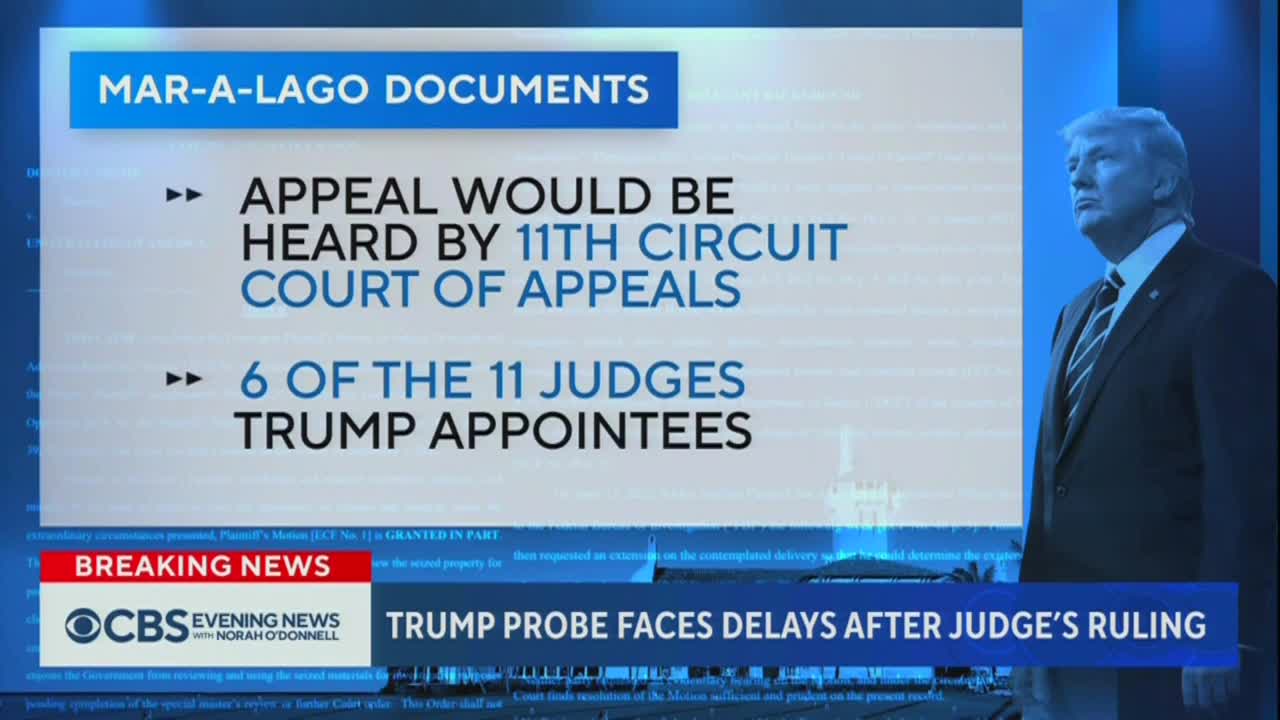 DOJ weighs whether it should appeal decision to appoint special master in Mar-a-Lago case