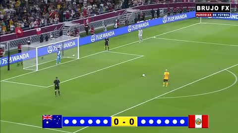 Perú gana a Australia 6-5 - Perú al Mundial de Qatar - PENALES Advincula y Valera - PARODIA