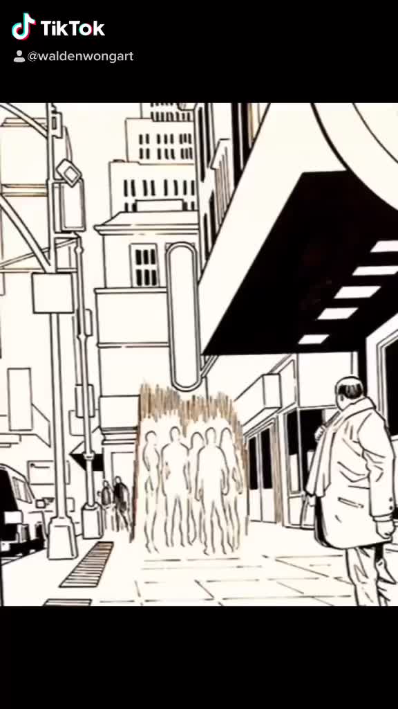 Drawing for Marvel Comics