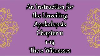 Revelation 11 The 2 Witnesses