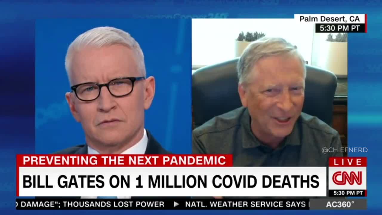Bill Gates (Smiling) Says "We're In For Ongoing Vaccination to Stay Absolutely Safe"