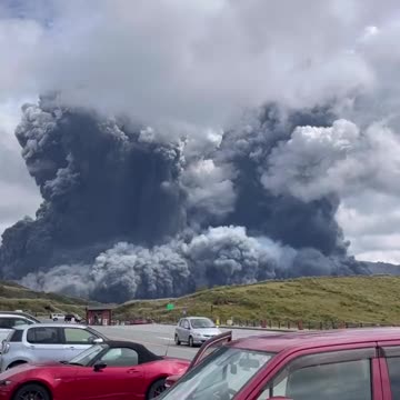 BREAKING – Mount Aso, a volcano on Japan's main southern island of Kyushu, erupted on Wednesday,