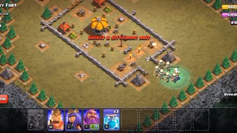 Single player in CoC using only Super Witch Part 1