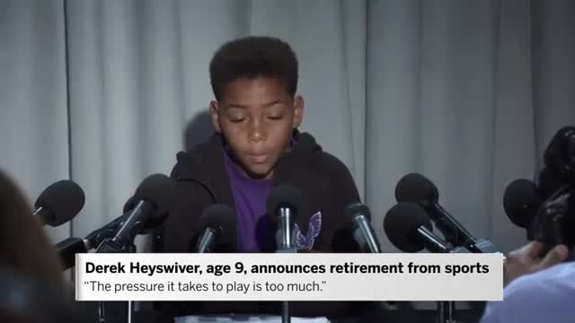 9-year-old announces retirement from sports - ESPN