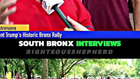 South BRONX "TRUMP RALLY" Interviews