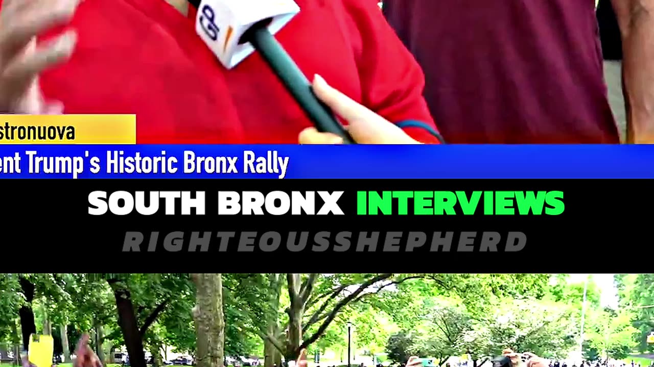 South BRONX "TRUMP RALLY" Interviews