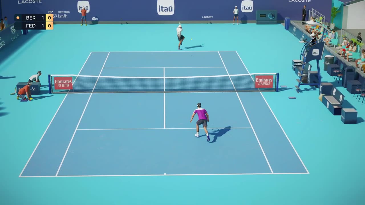 Top Spin 2K25 Three Match Points Saved To Win Incredibly Close Match With 56 Rank Player World Tour