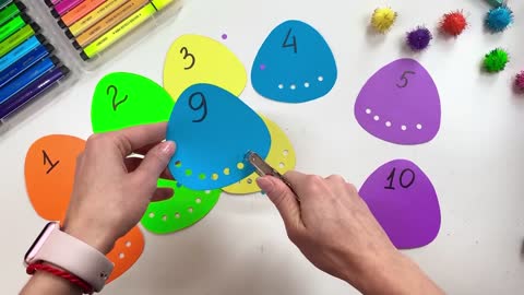 Easy counting activity for toddlers and preschoolers