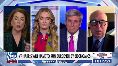 Can Kamala Harris talk her way through this disaster？： 'Hannity' panelists answer