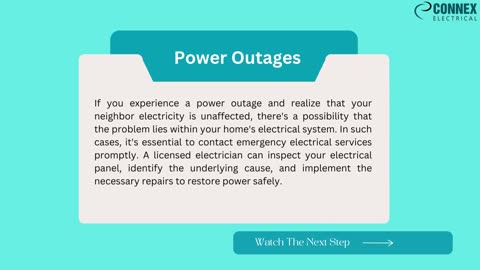 Top 3 Reasons to Call Emergency Electrical Services - Connex Electrical