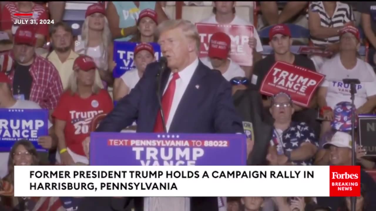 ‘A Hero To All Of Us’: Trump Honors Corey Comperatore At First Rally In Pennsylvania Post-Shooting