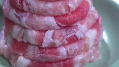 Onion Rings Wrapped In Meat
