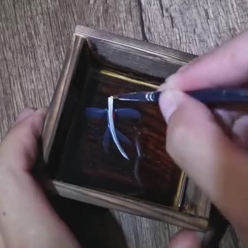 He makes art with fire