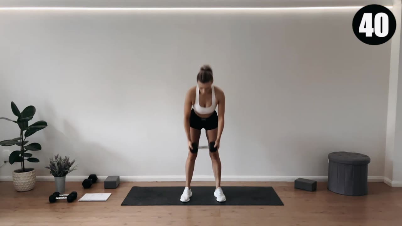 30-Minute Ultimate Strength + HIIT Workout: Use Dumbbells at Home to Tone and Power Up